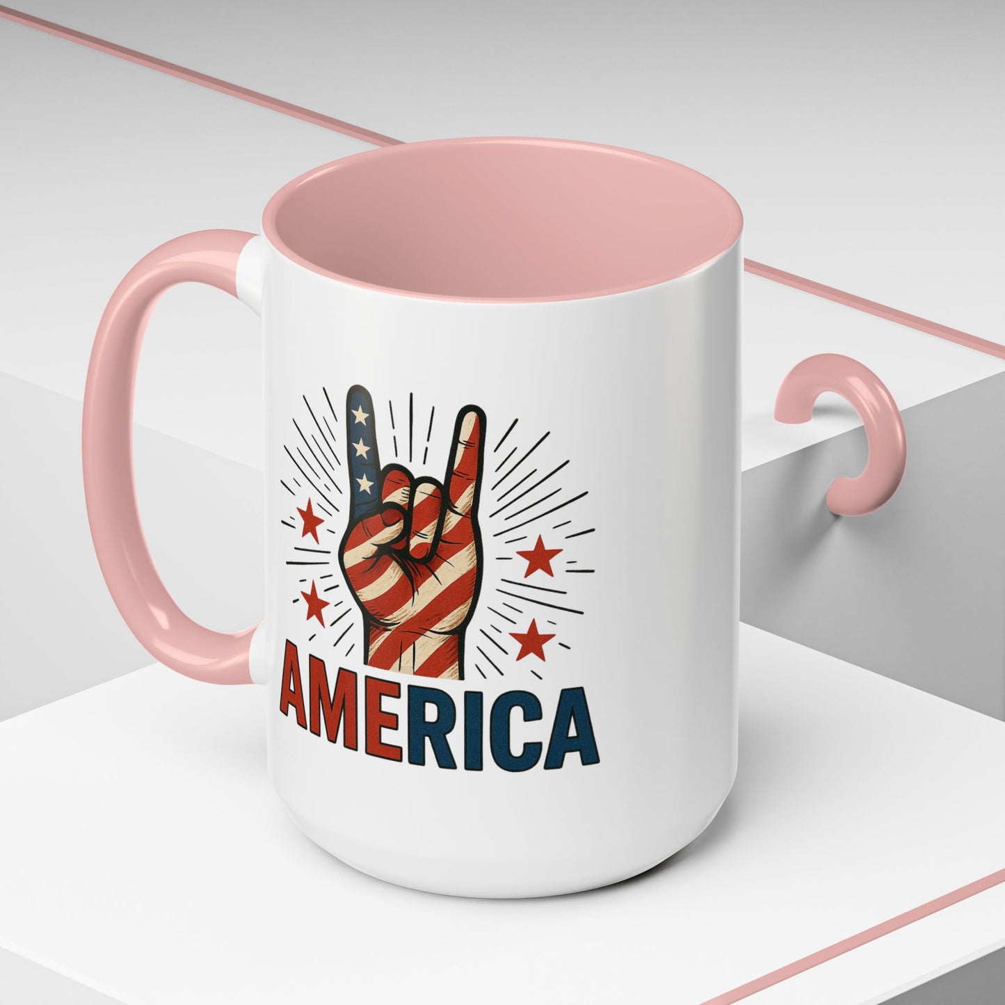 4th of July Mug - America Rock On