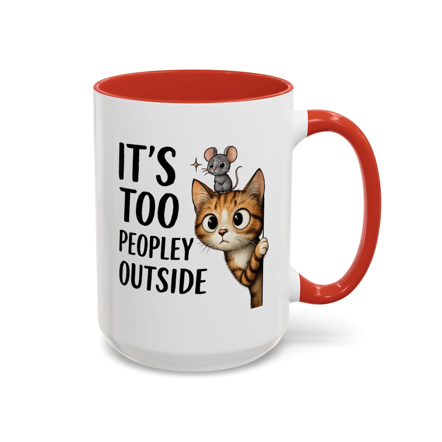 Animal Mug - It's Too Peopley Outside