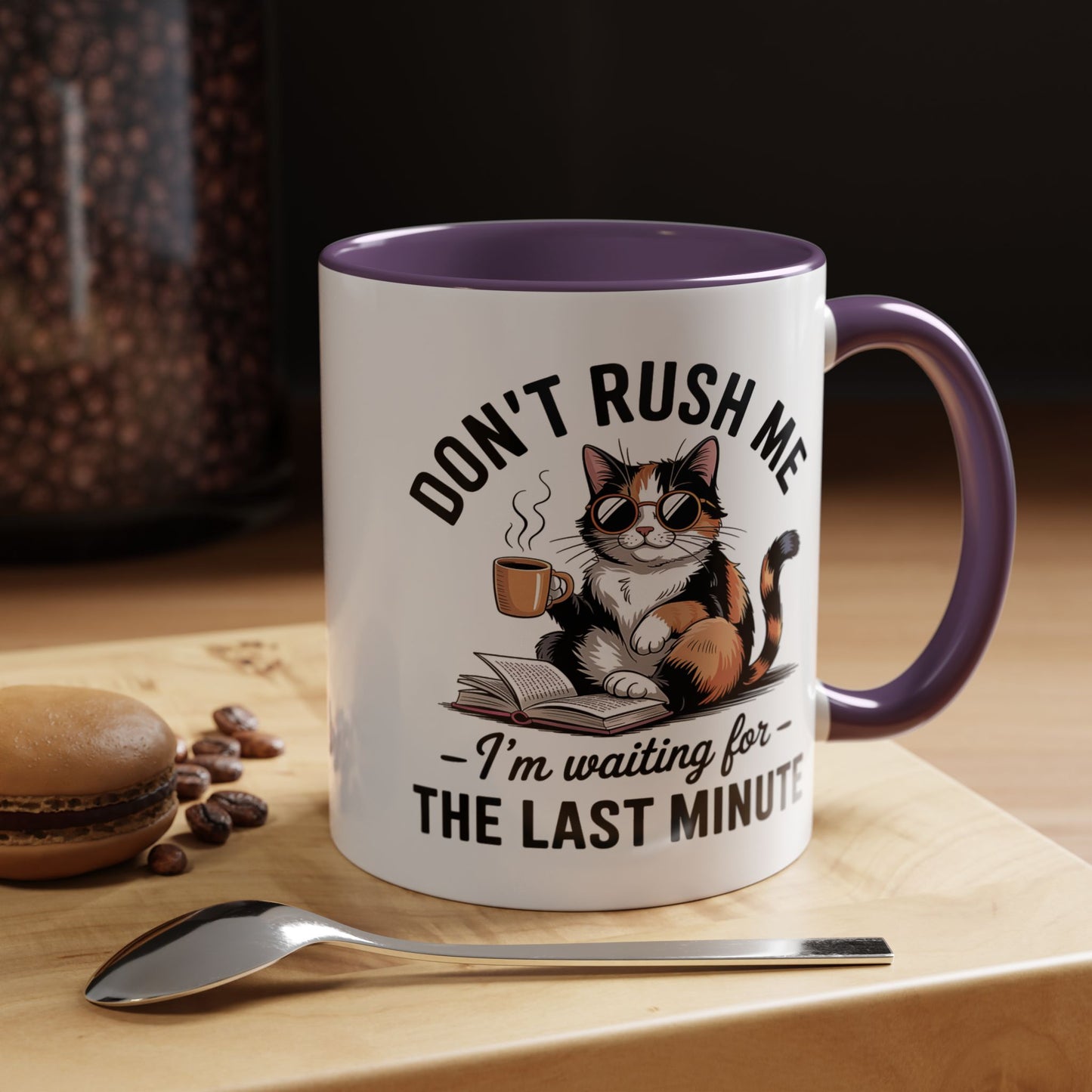 Humor Mug - Don't Rush Me Cat