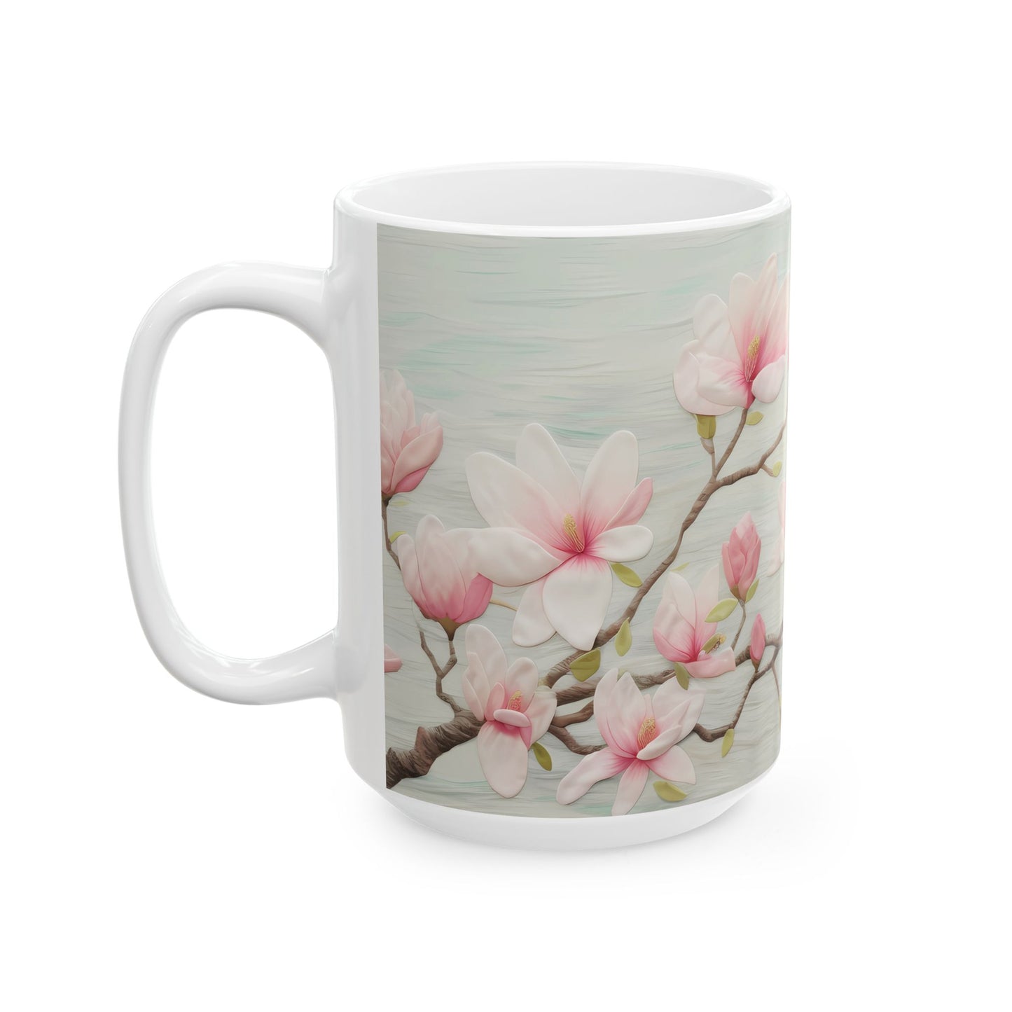 Artistic Mug - Felted Flowers