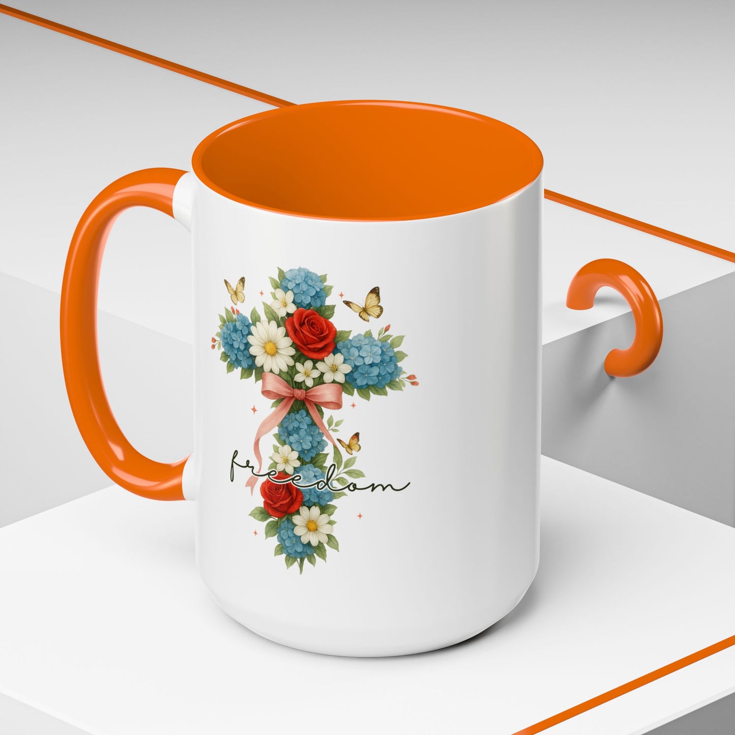 4th of July Mug - Freedom Cross