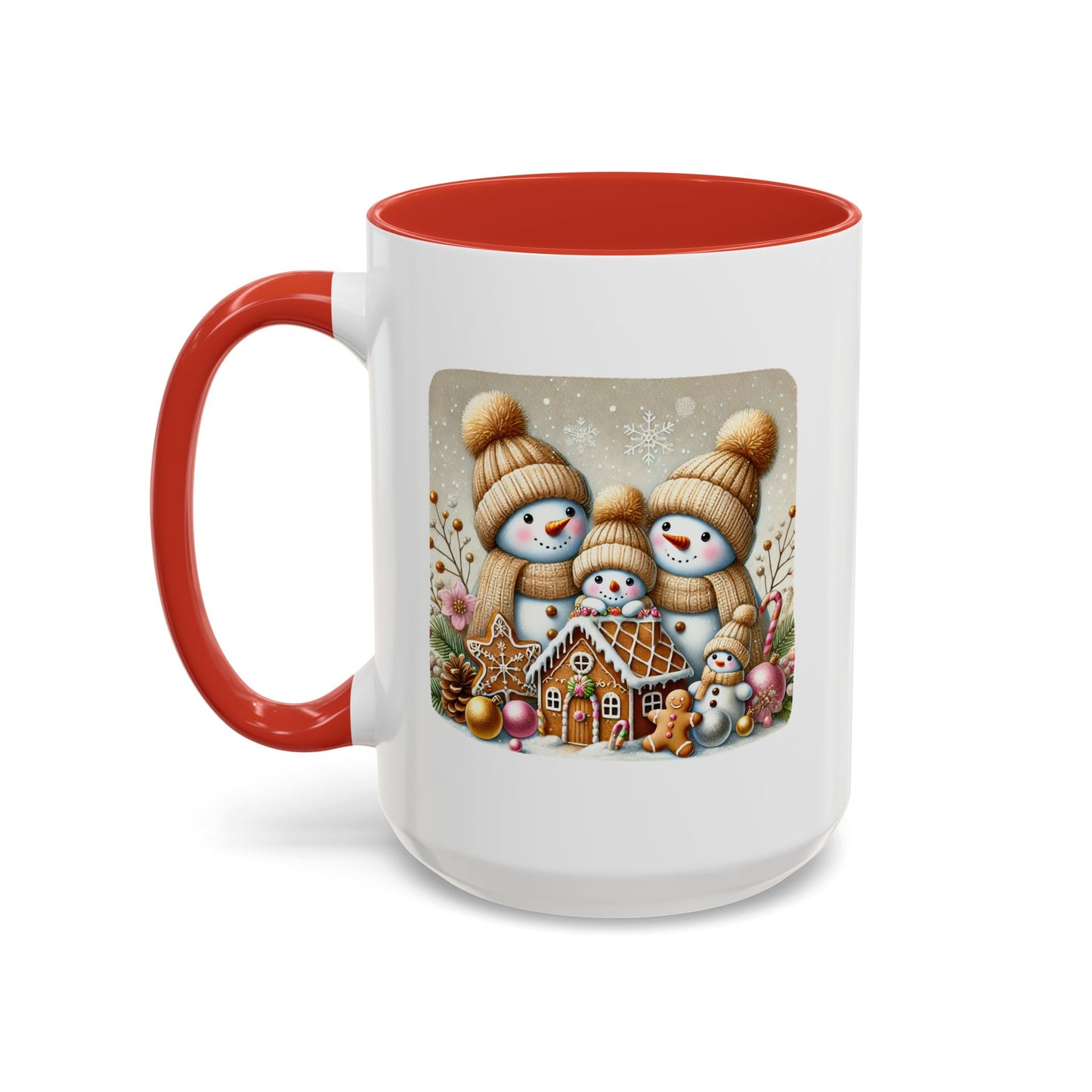 Christmas Mug - Gingerbread Snowman Family 2