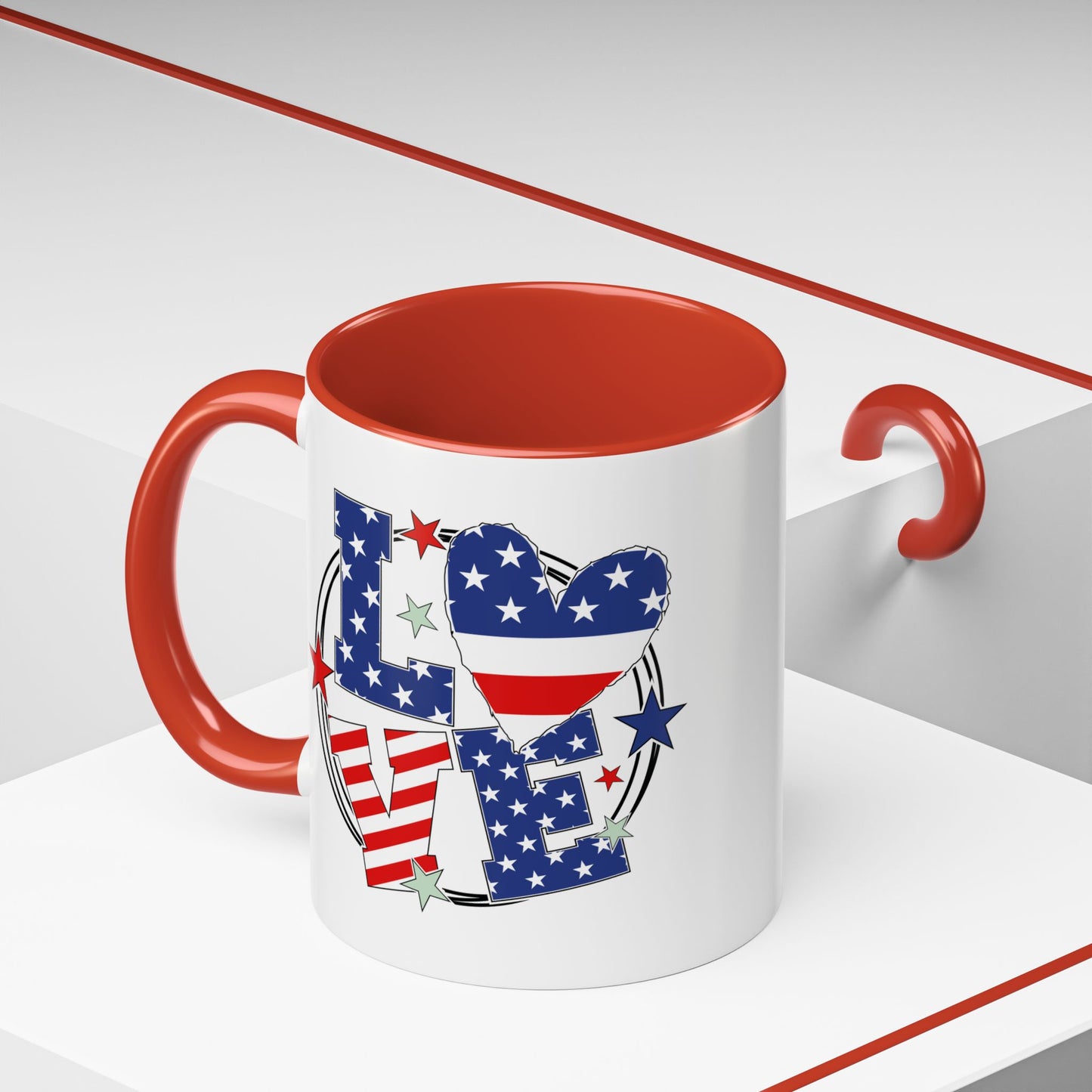 4th of July Mug - Love 4th of July