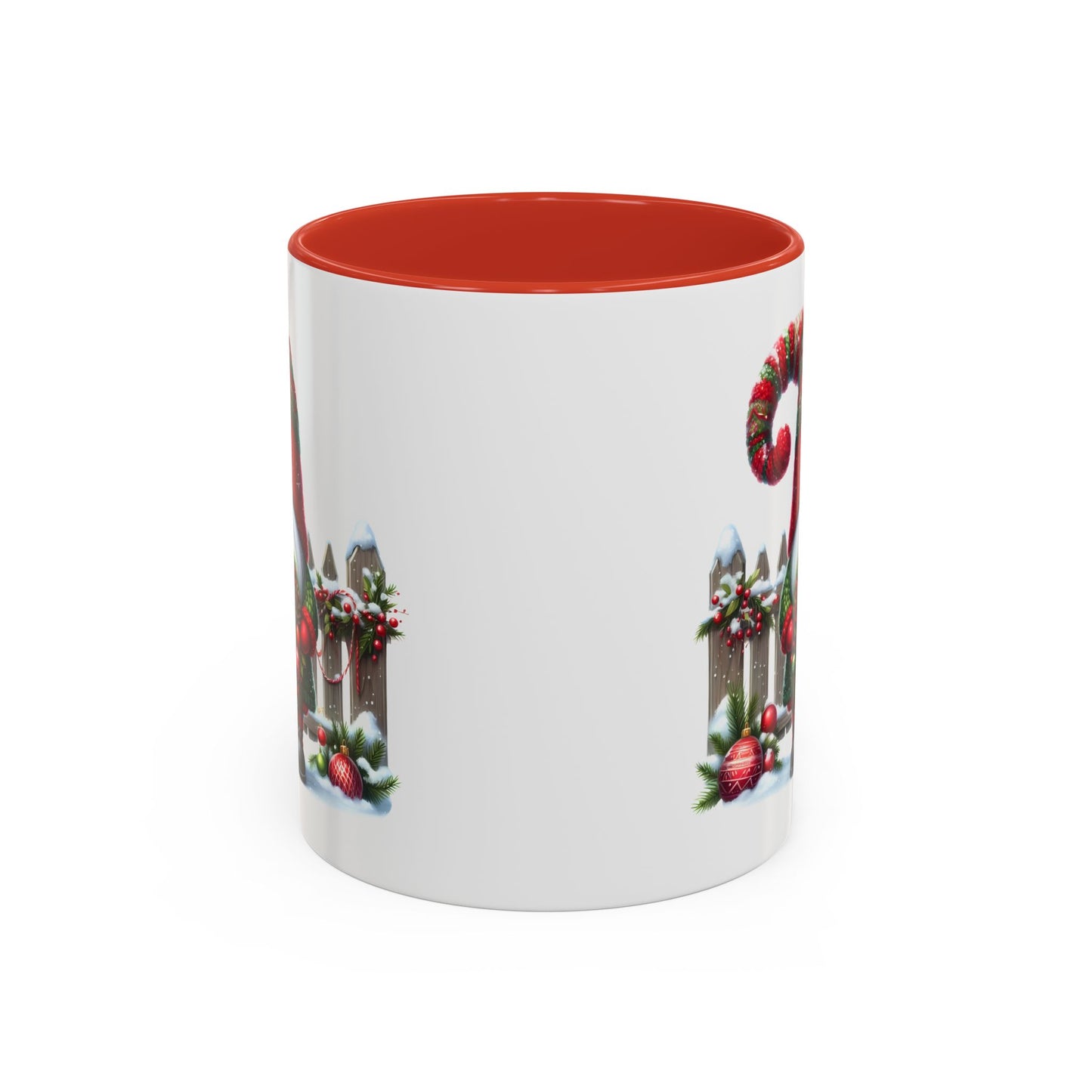 Christmas Mug - Gnome with Christmas Wreath