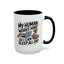 Animal Mug - My Human Works Hard