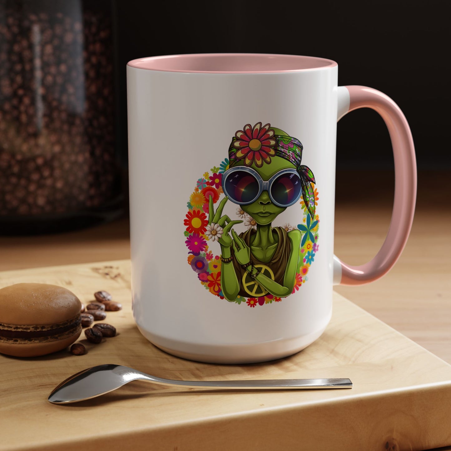 Alien Mug - Peace Hippy Alien