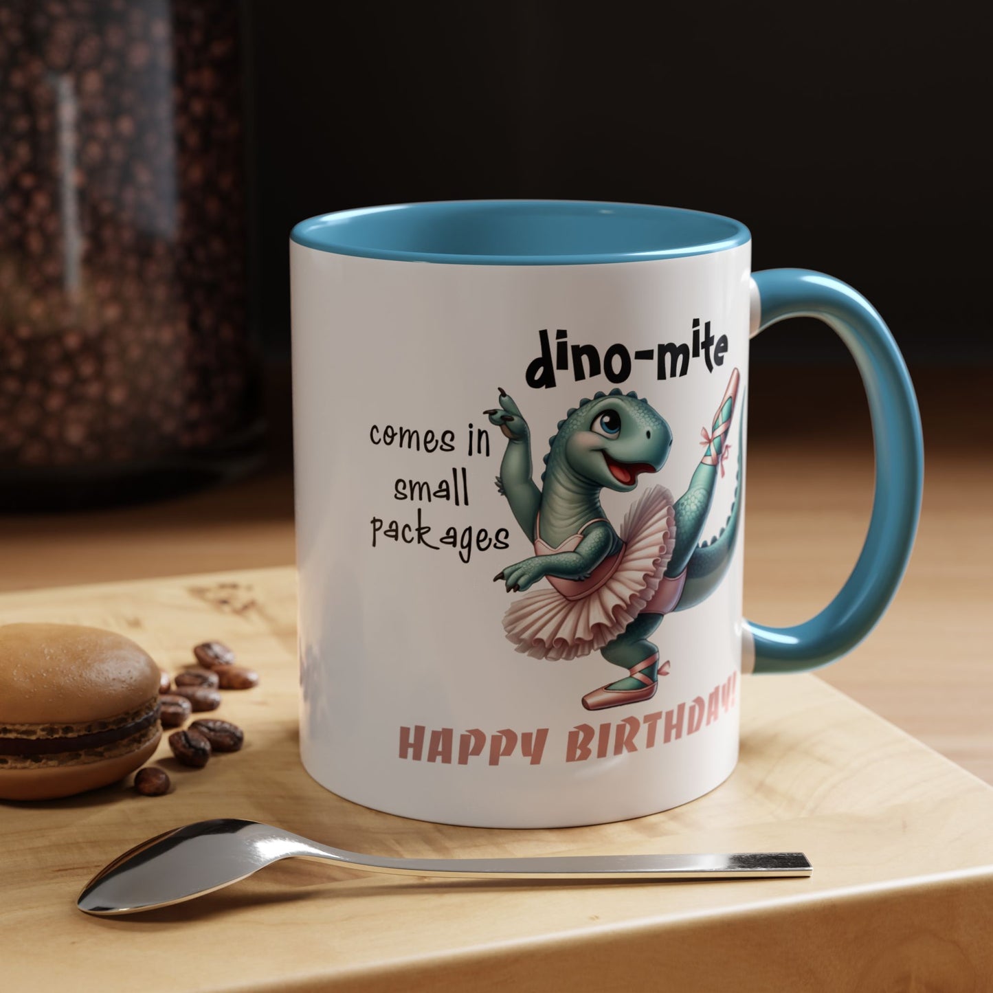 Birthday Mug - Dino-mite (Girl)