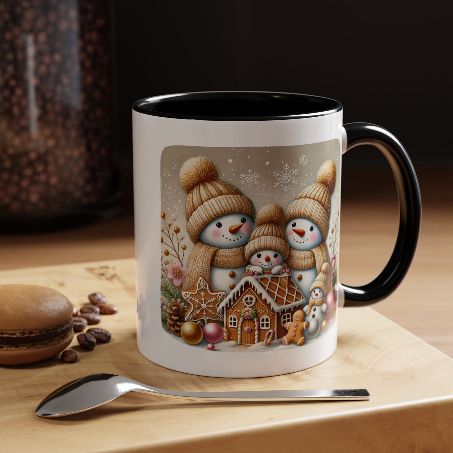 Christmas Mug - Gingerbread Snowman Family 2