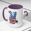 4th of July Mug - America Peace Sign