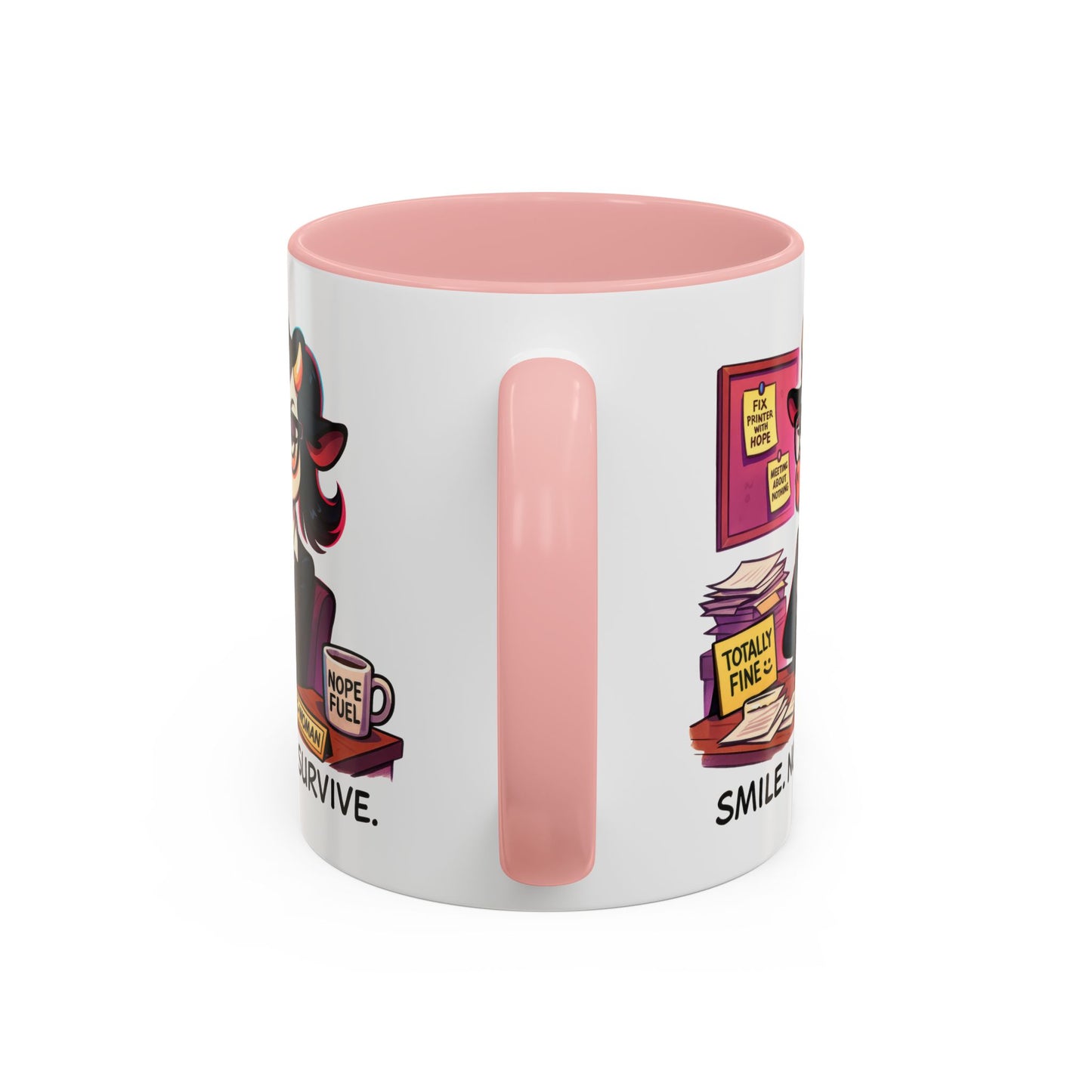 Office Mug - Smile Nod Survive