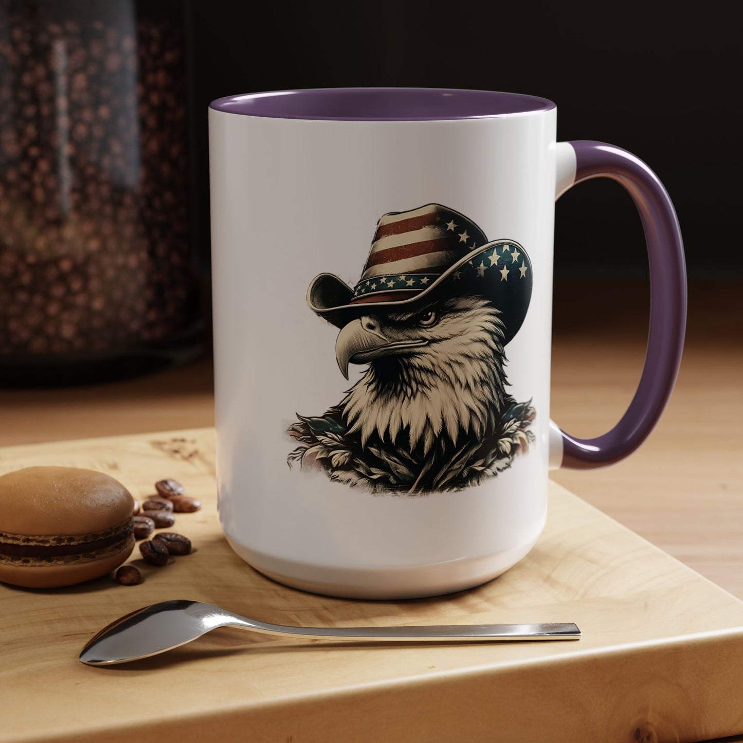 4th of July Mug - American Bald Eagle Flag 5