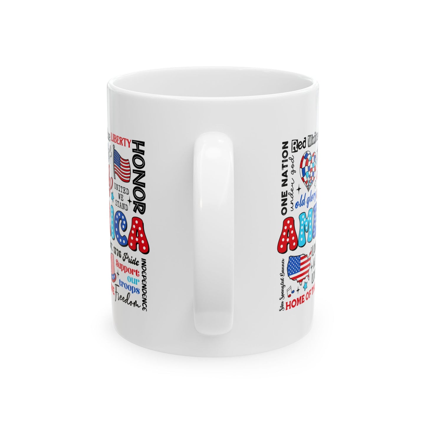 4th of July Mug - Retro America
