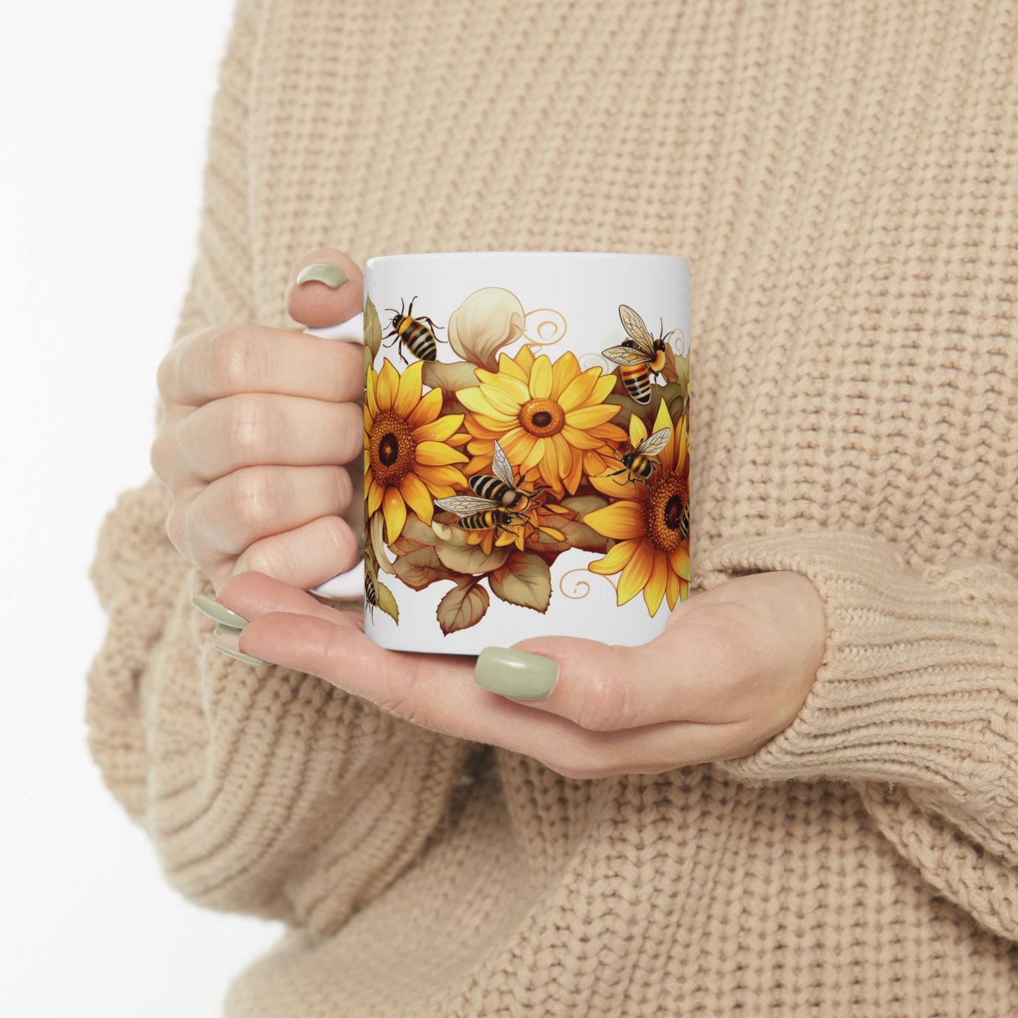 Artistic Mug - Flower Bees