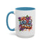 Wellness Mug - Good Vibes Only Graffiti Flowers