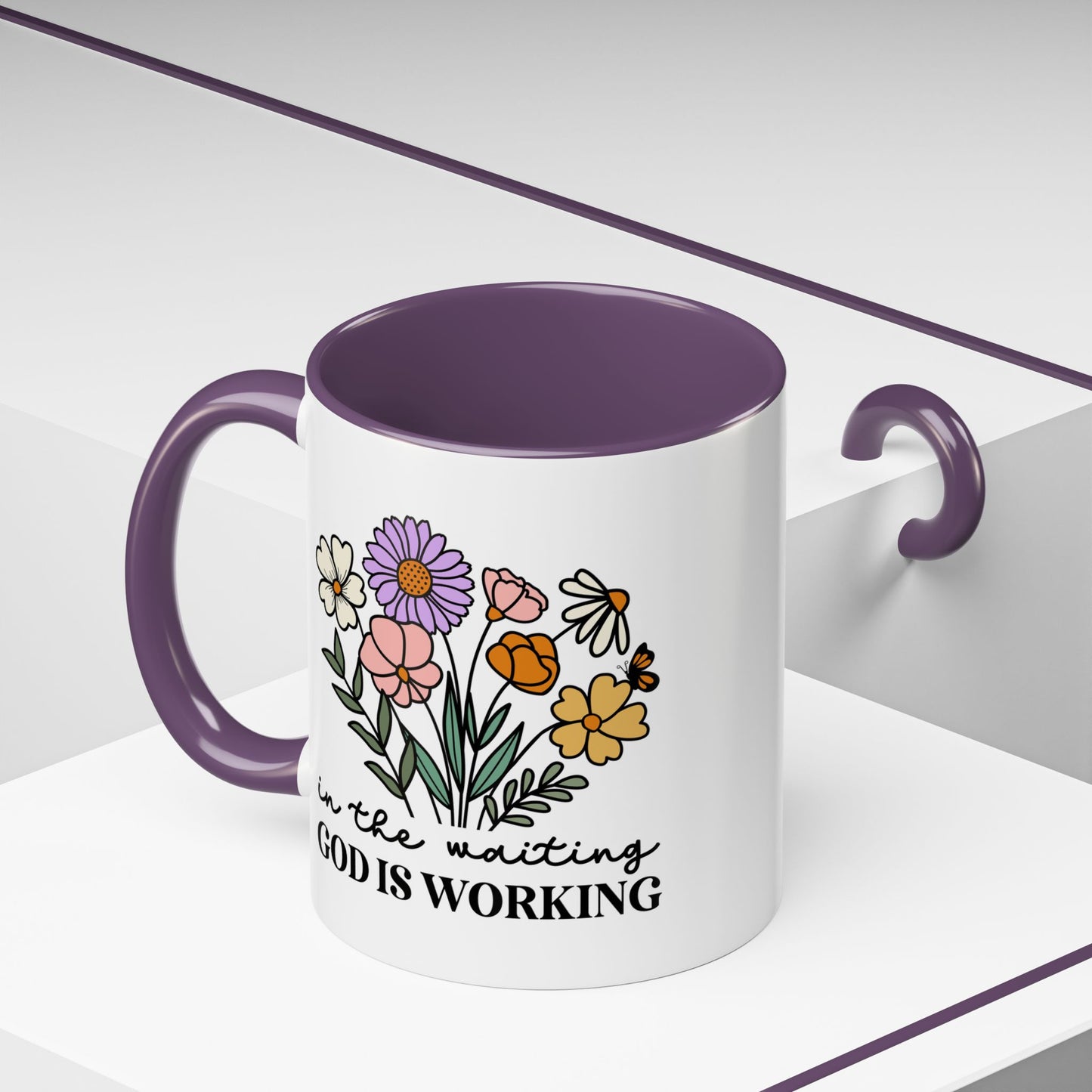 Religious Mug - In The Waiting