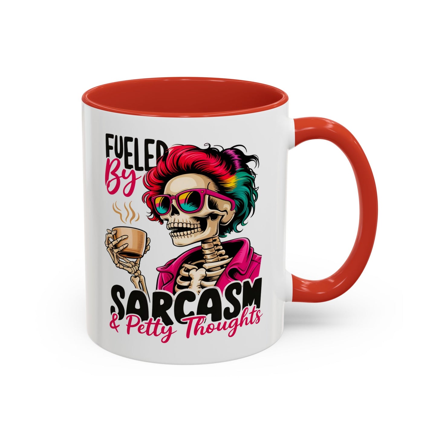 Humor Mug - Fueled by Sarcasm & Petty Thoughts