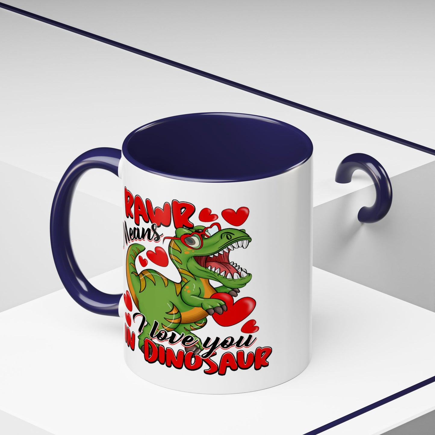 Anniversary Mug - Rawr Means I Love You