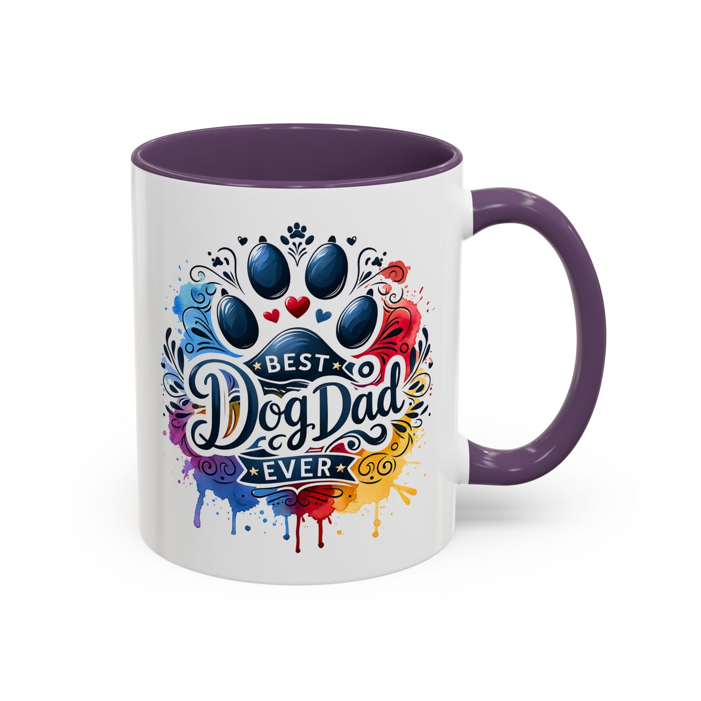 Animal Mug - Best Dog Dad Ever Paw