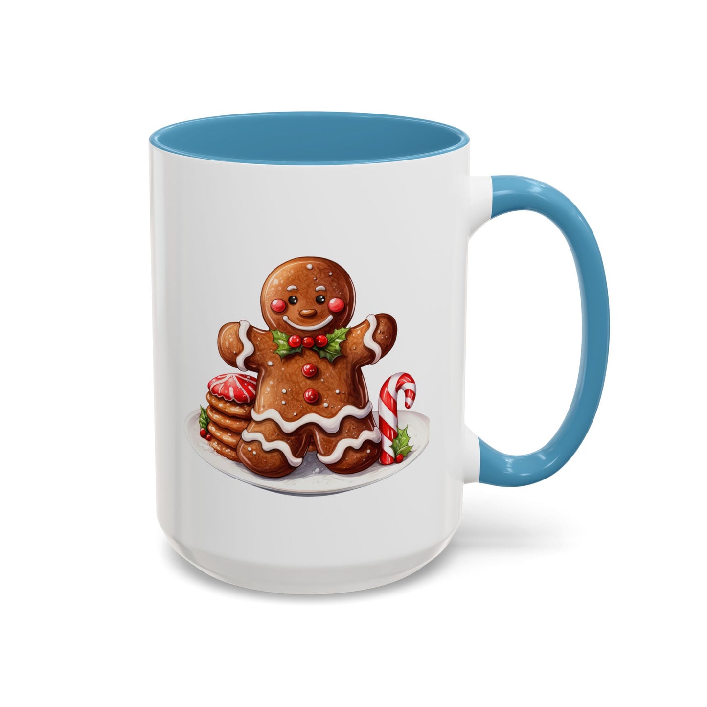 Christmas Mug - Gingerbread Man Cookies and Candy