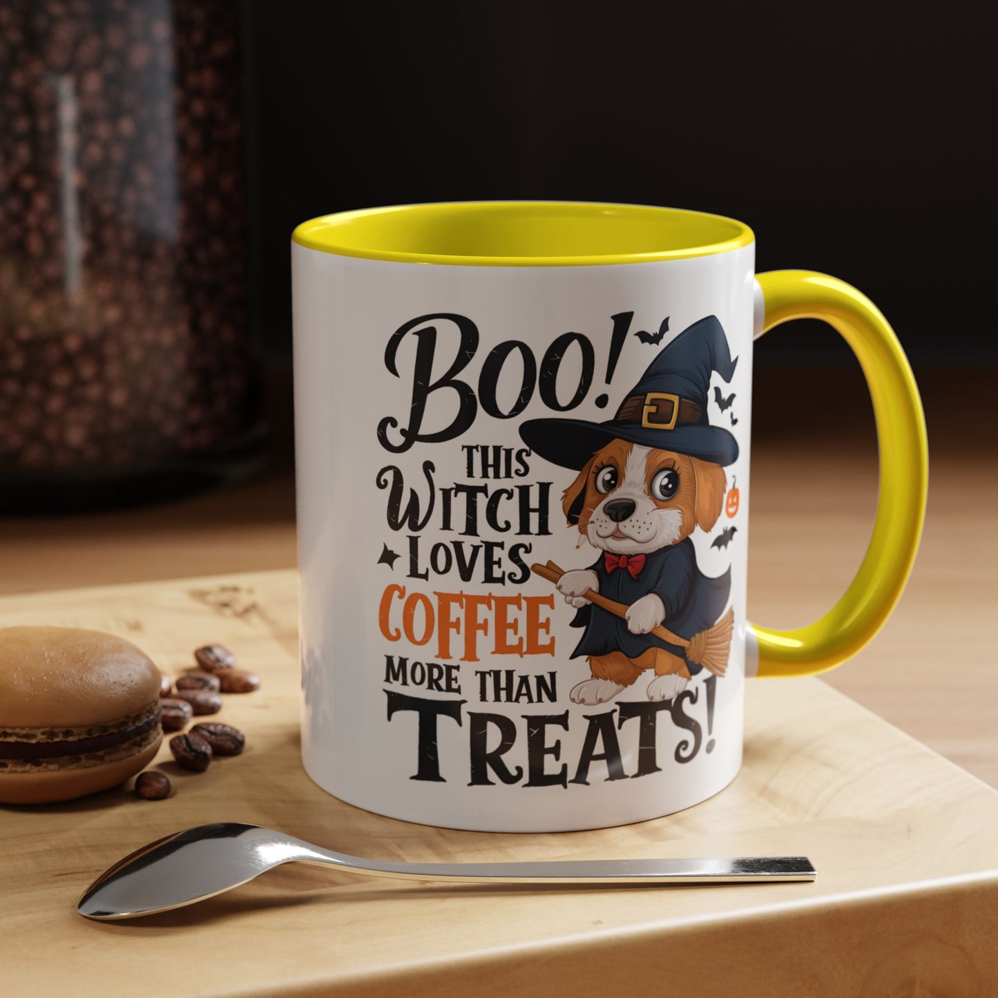 Halloween Mug - Puppy Witch