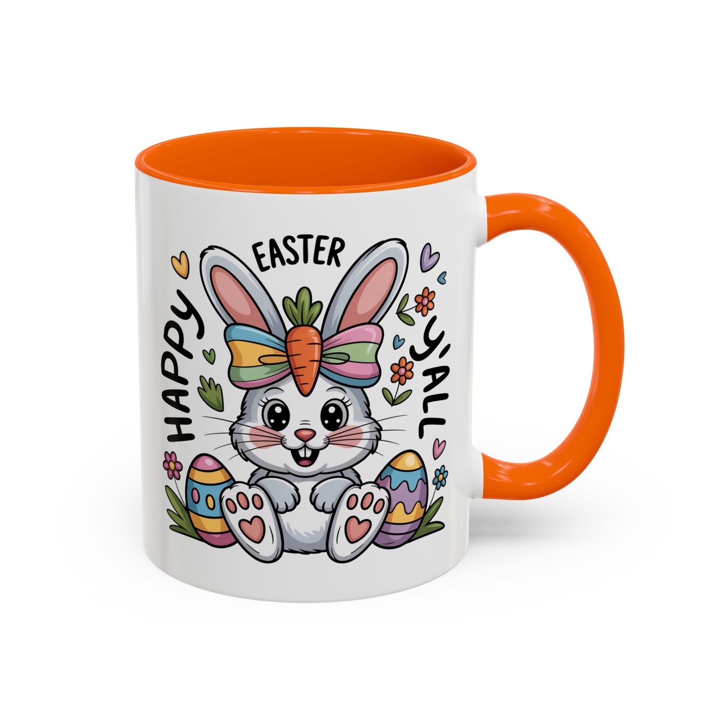 Easter Mug - Happy Easter Y'all Bunny