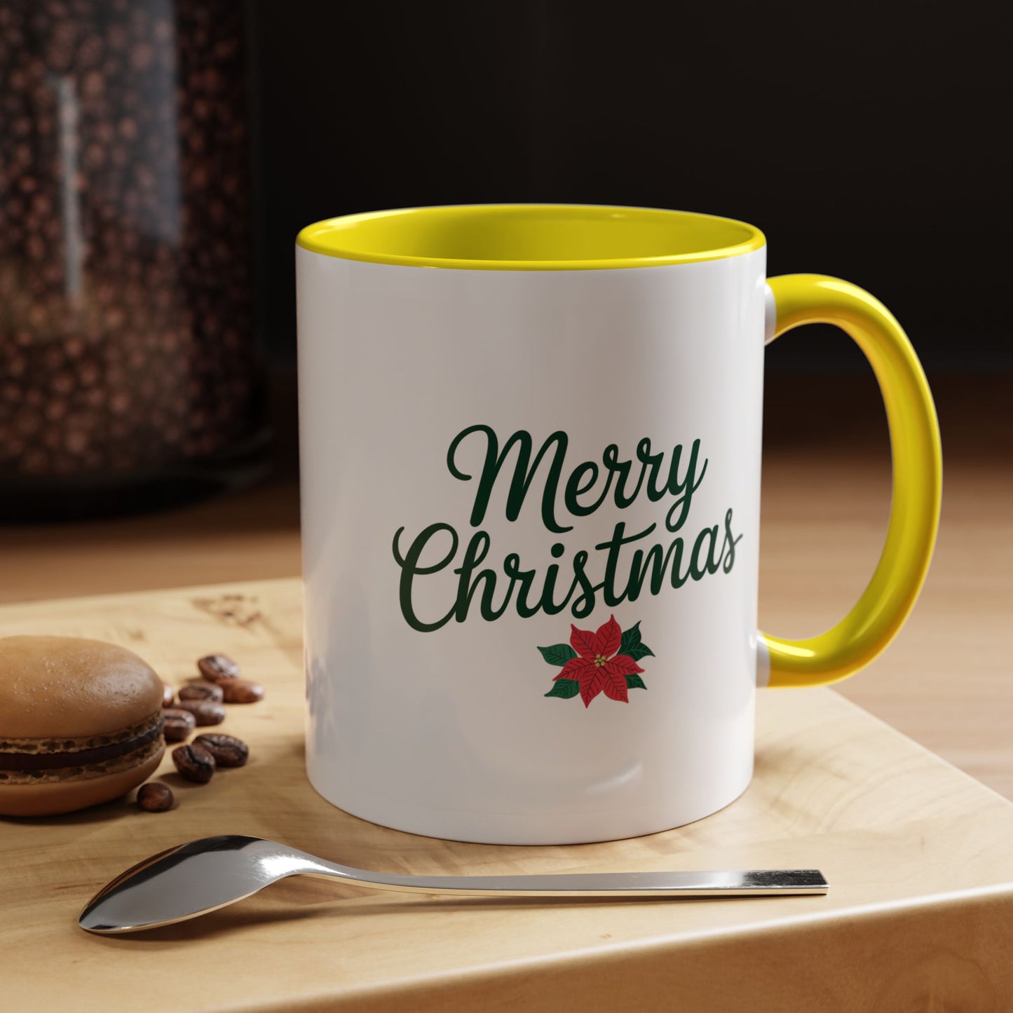 Christmas Mug - Merry Christmas Green Text