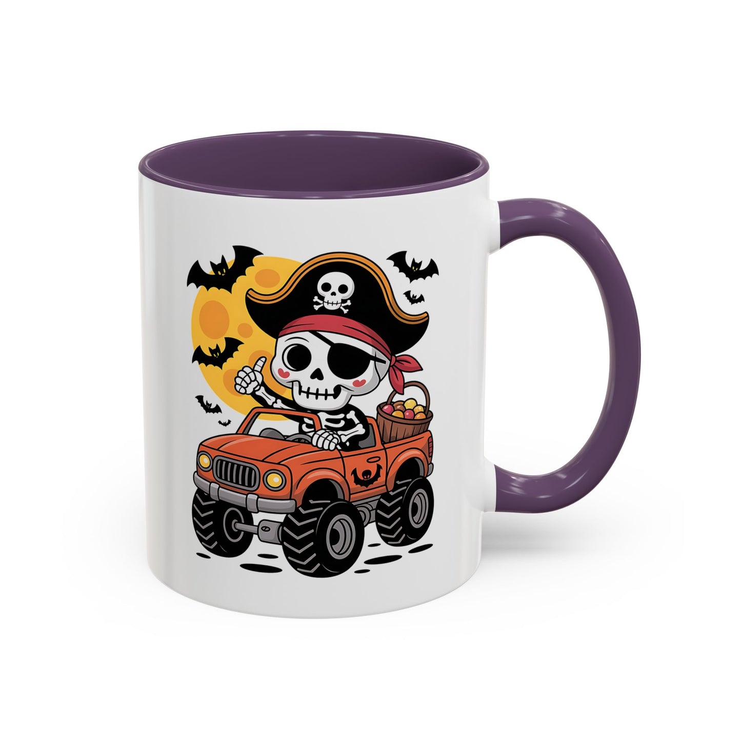 Halloween Mug - Driving Skeleton Pirate