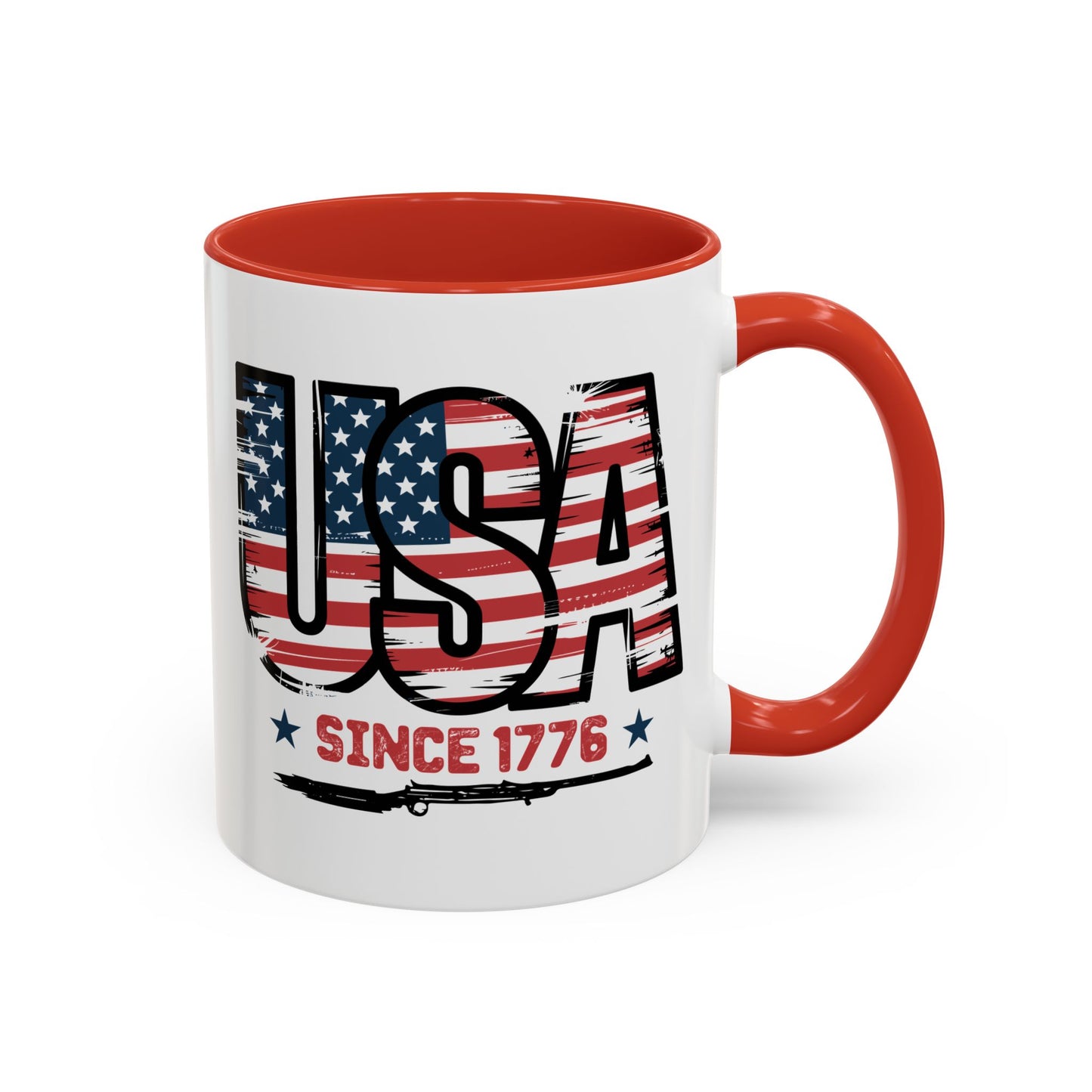 4th of July Mug - USA Since 1776 Gun