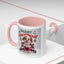 Christmas Mug - Merry Christmas Red Text Puppy Red Top