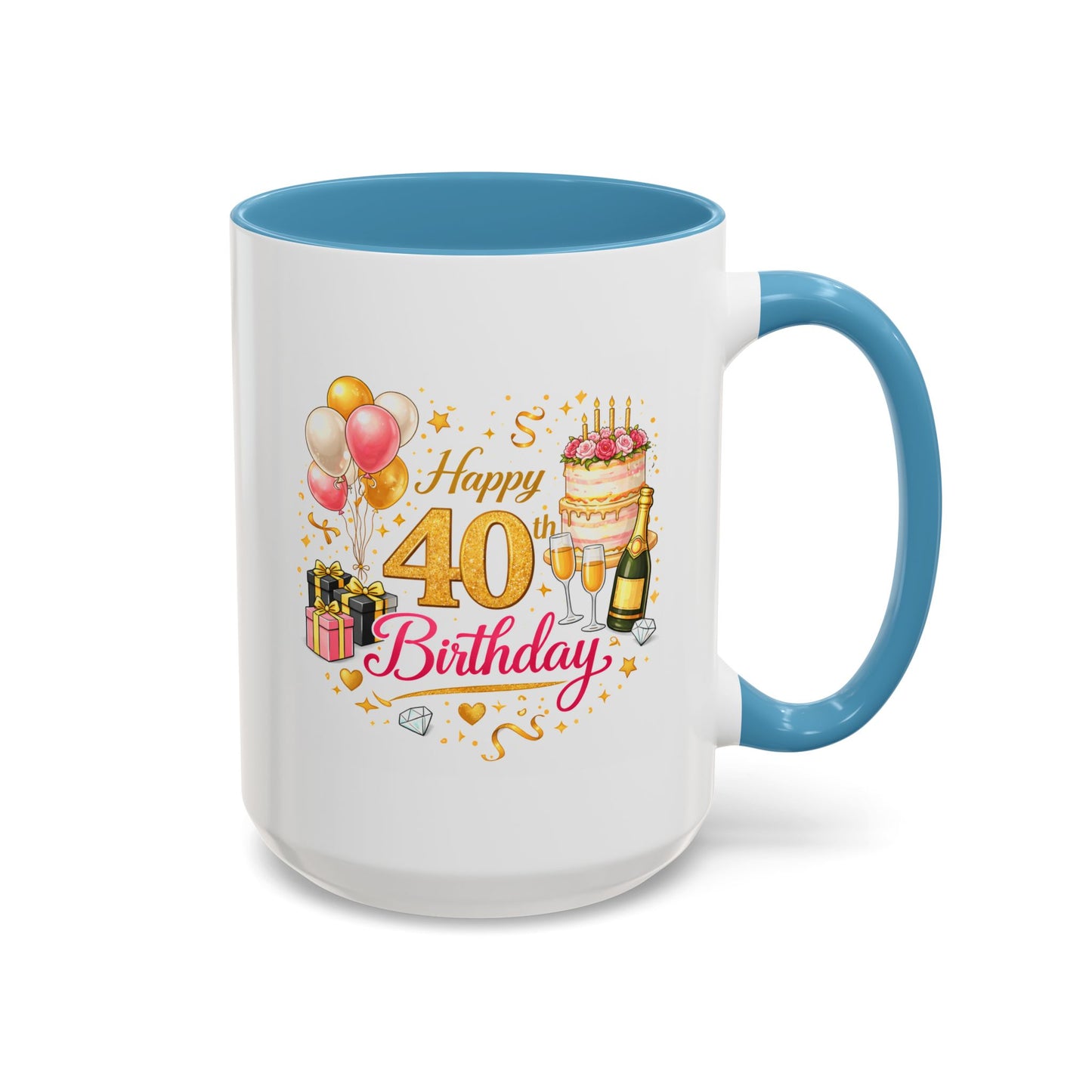 Birthday Mug - Happy 40th