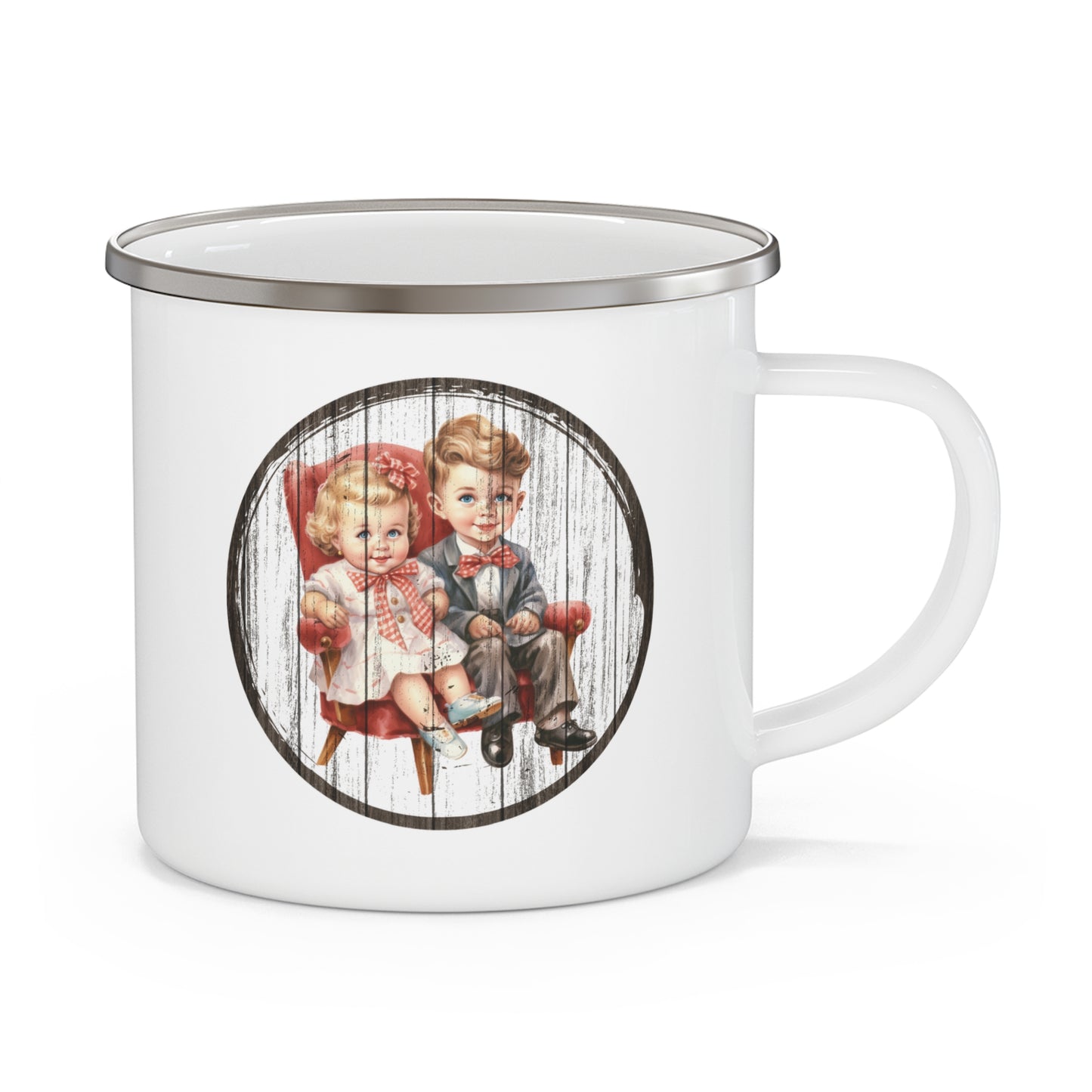 Christmas Mug - Girl and Boy Toddlers