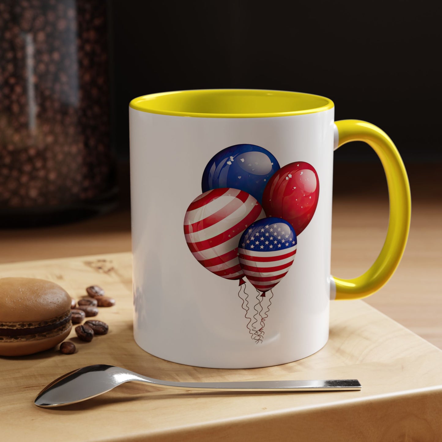 4th of July Mug - American Balloons