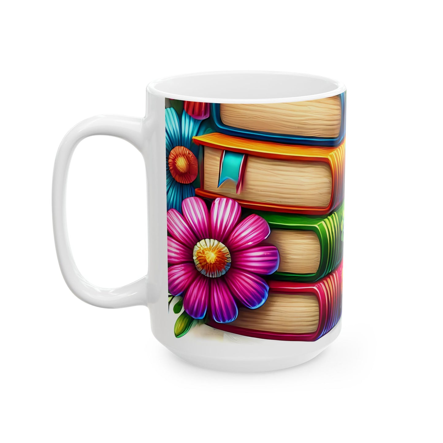 Artistic Mug - Flower Books