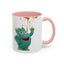 Humor Mug - Monster Drinks Coffee Spill