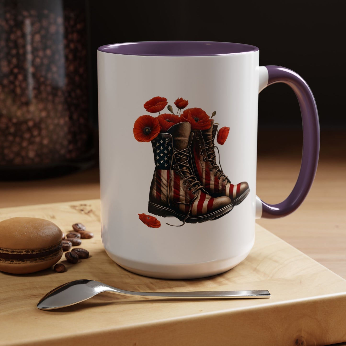 4th of July Mug - Fallen Soldier Boots