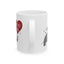 Valentine's Day Mug - Love You Tons Heart Elephant