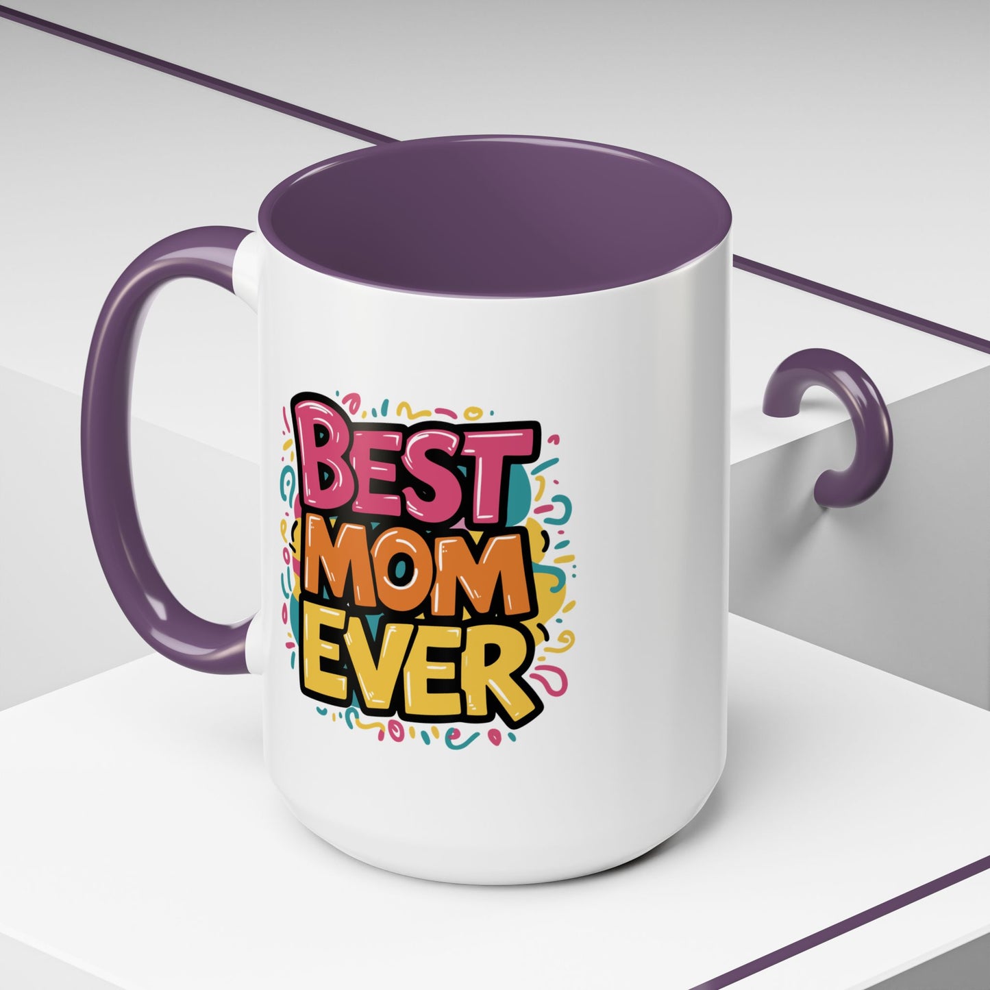 Mother's Day Mug - Best Mom Ever Banner