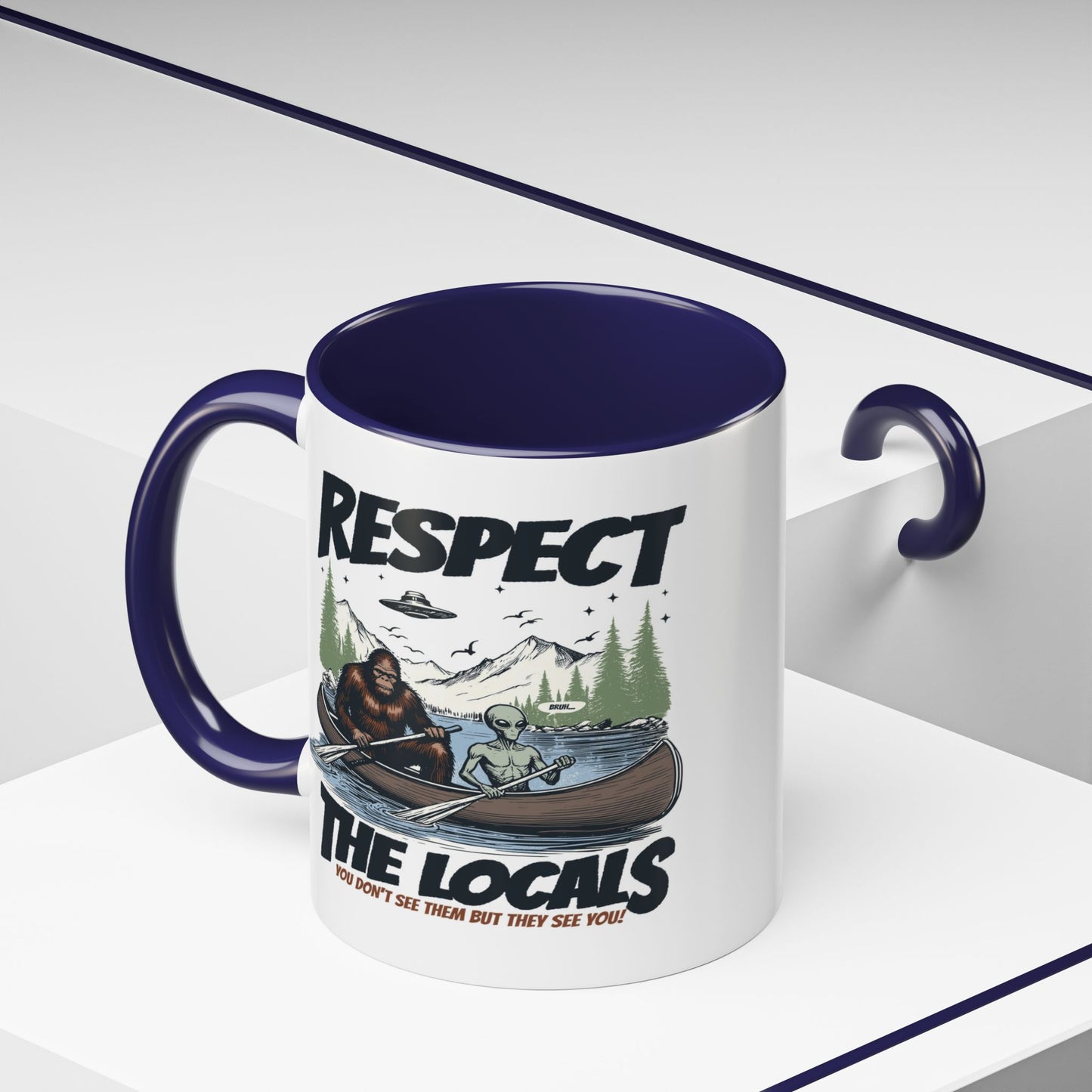 Alien Mug - Respect The Locals