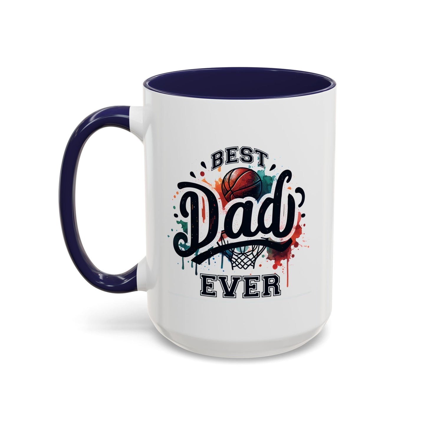Father's Day Mug - Best Dad Ever Basketball