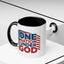 Religious Mug - One Nation Flag Cross