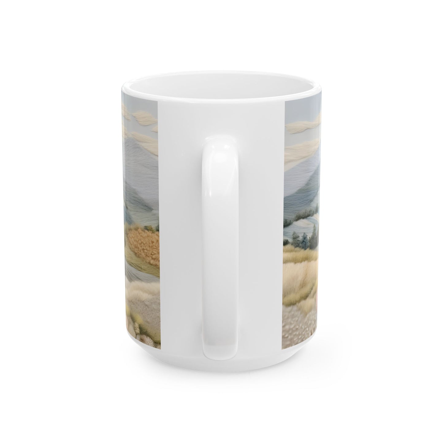 Artistic Mug - Felted Landscape 2