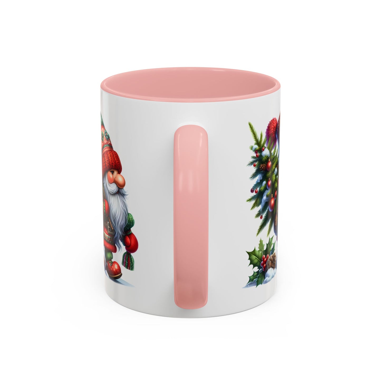 Christmas Mug - Gnome Christmas Tree and Pine Cone