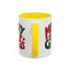 Christmas Mug - Green & Red Text Santa Presents