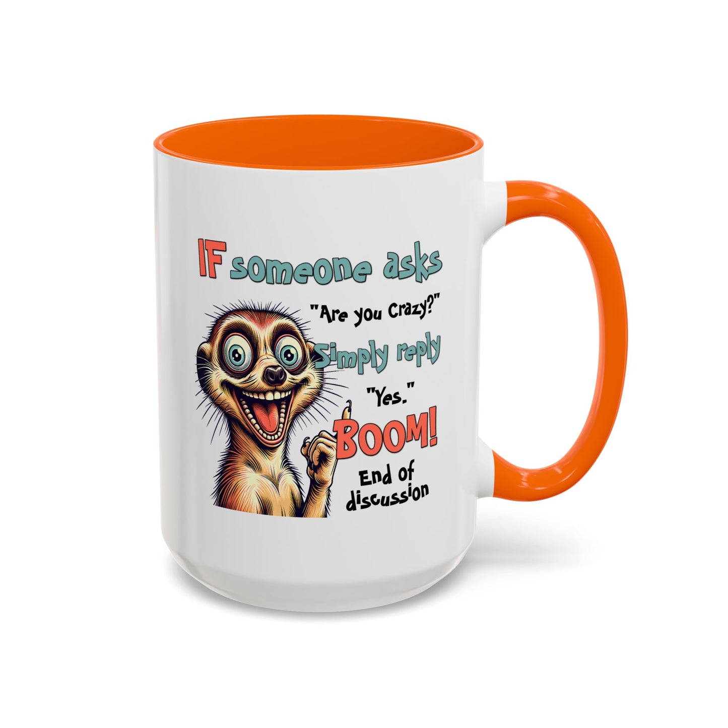 Humor Mug - If Someone Asks Are You Crazy