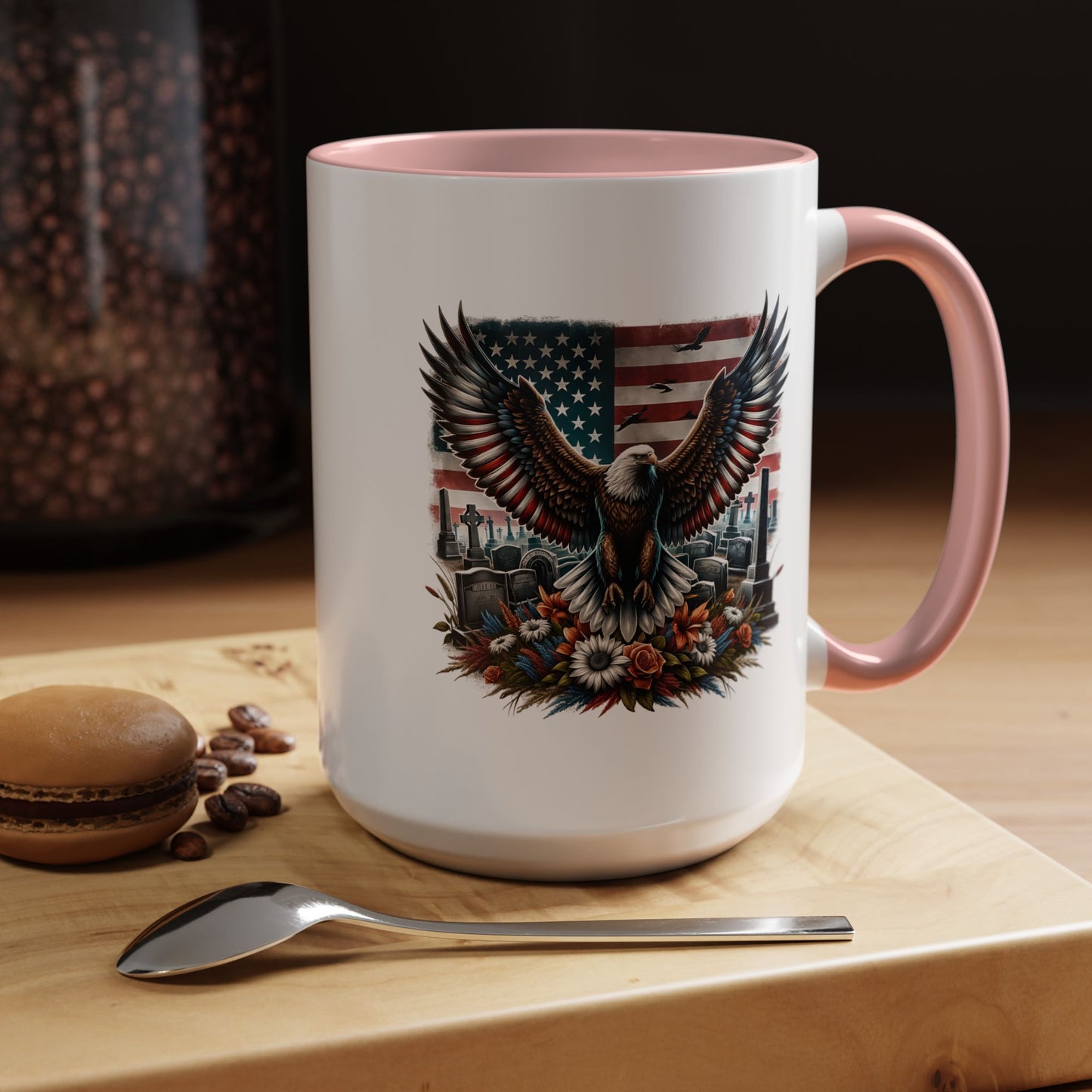 4th of July Mug - American Bald Eagle Memorial