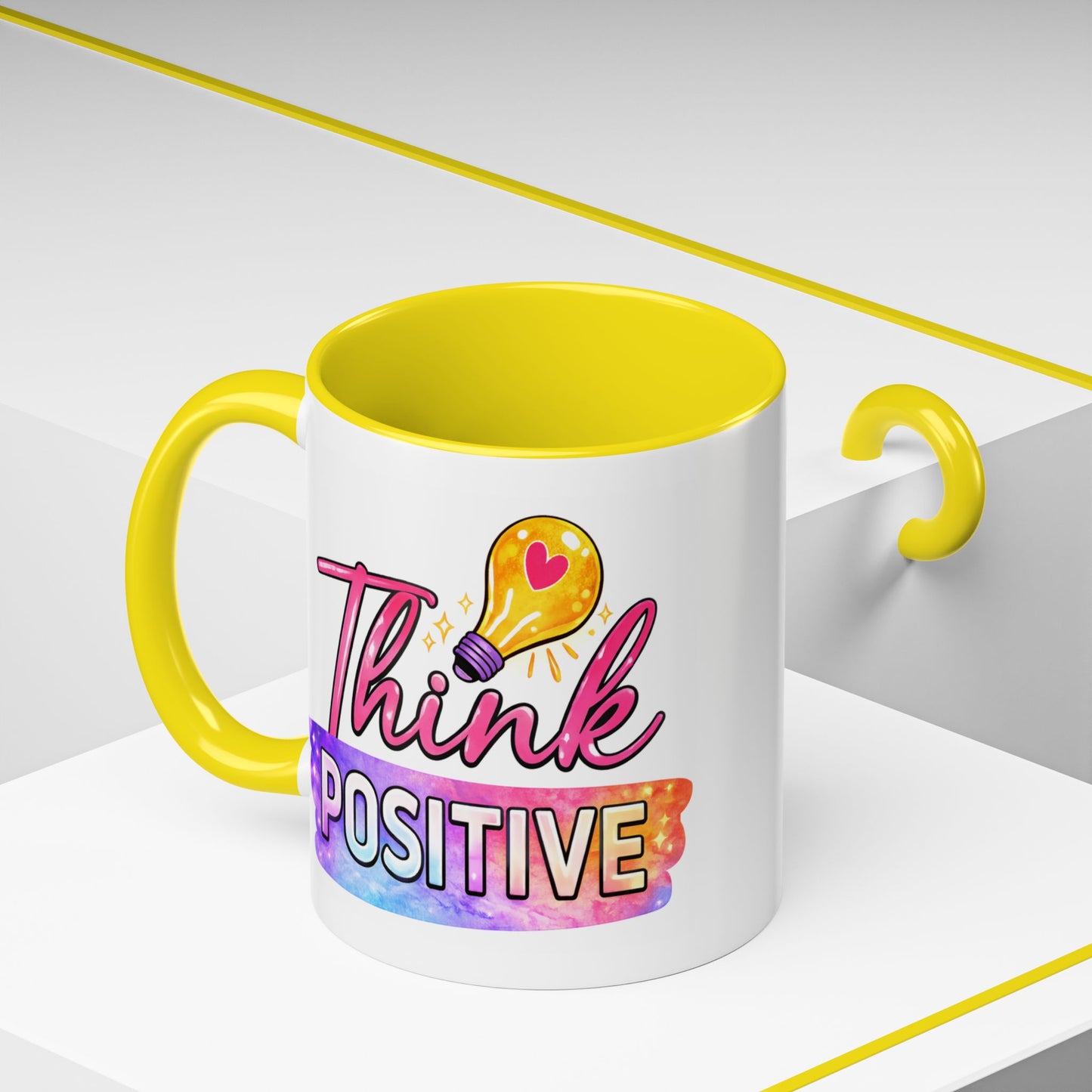 Wellness Mug - Think Positive Lightbulb