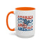 4th of July Mug - America peace Sign
