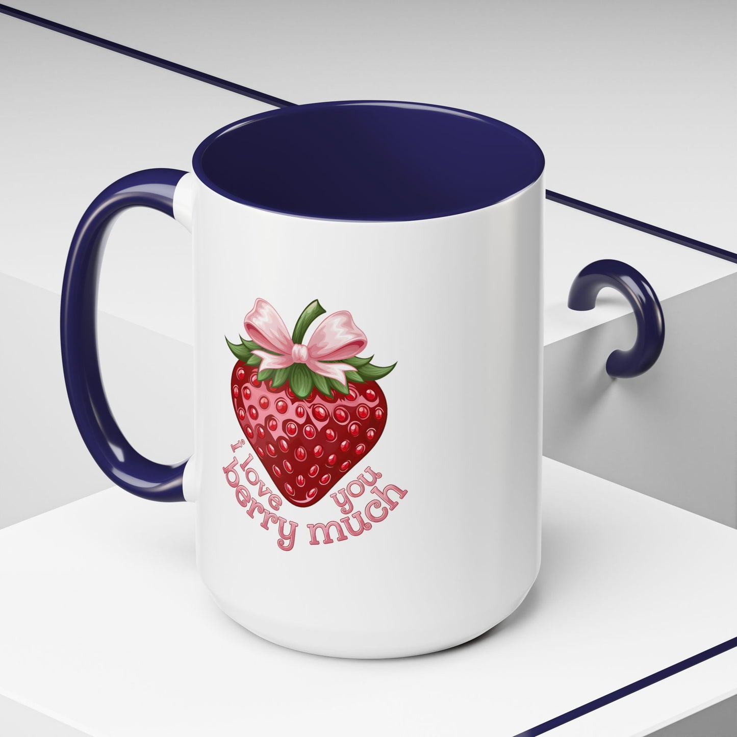 Valentine's Day Mug - I Love You Strawberry