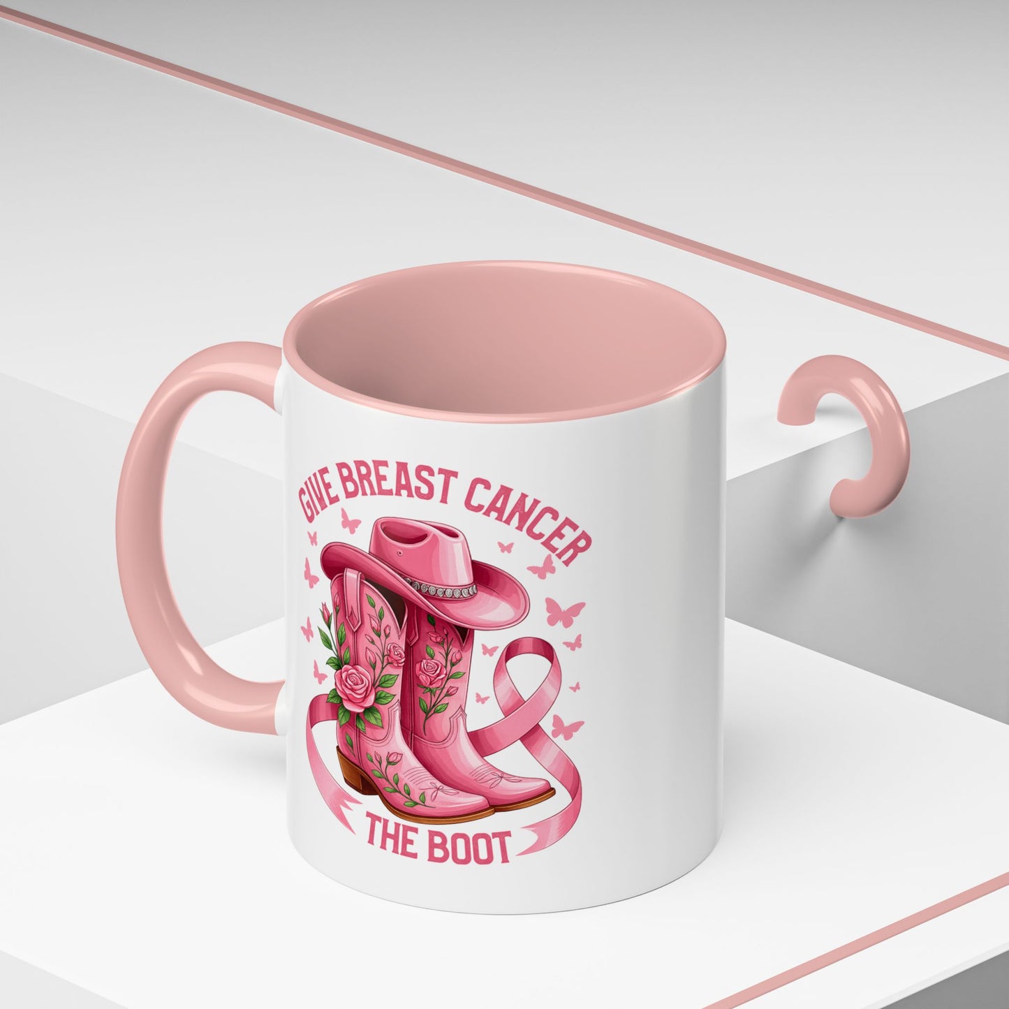 Support Mug - Give Cancer The Boot