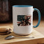 4th of July Mug - Skull Guns Flag